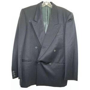 Vintage Yves Saint Laurent Double Breasted Classic Blazer John Wanamaker